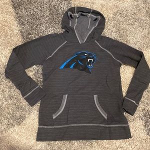 NFL Charcoal and Blue Women's Hoodie